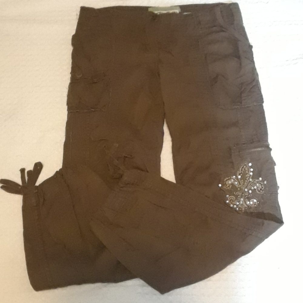 Brown Miss Me Cargo Pants